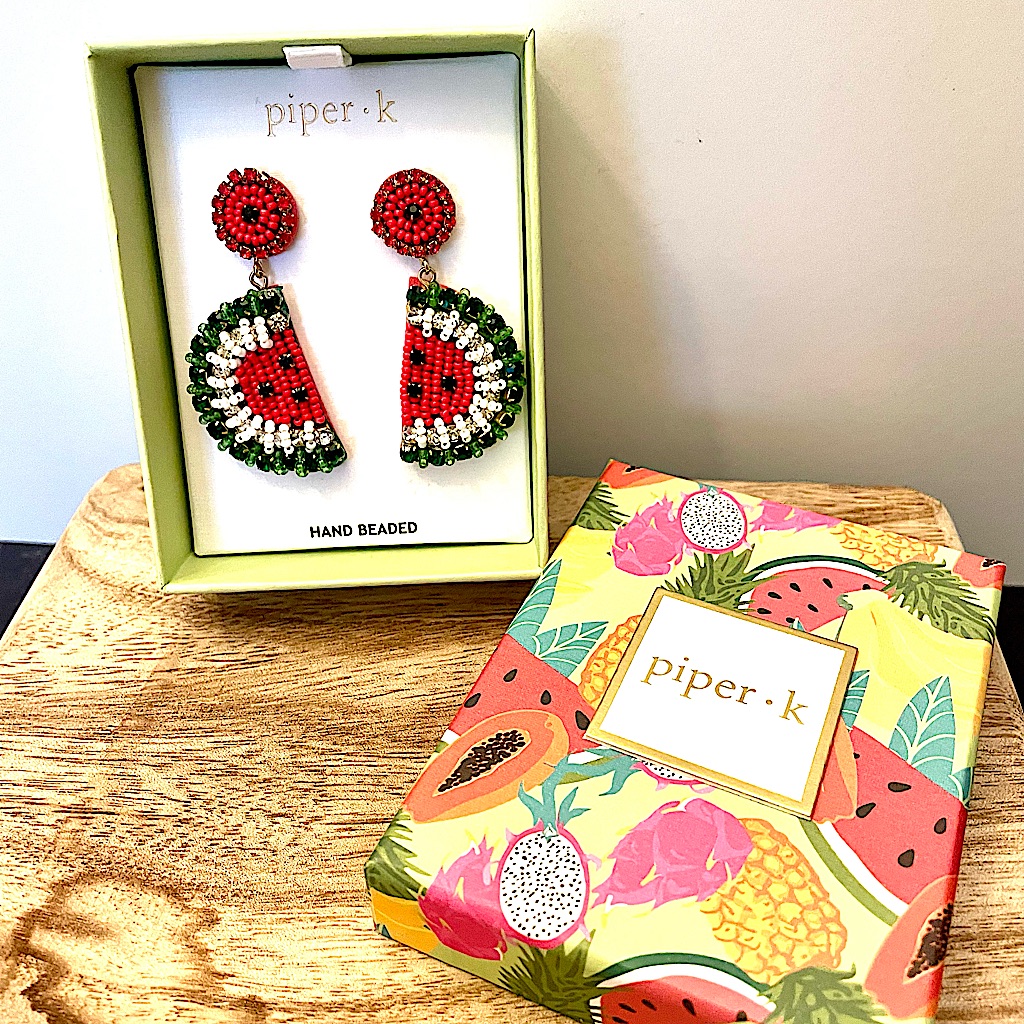 Watermelon Earrings By Piper K 15$